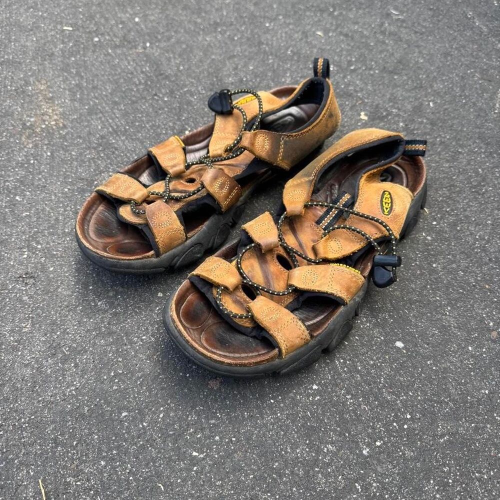 Keen Men's Brown and Tan Sandals